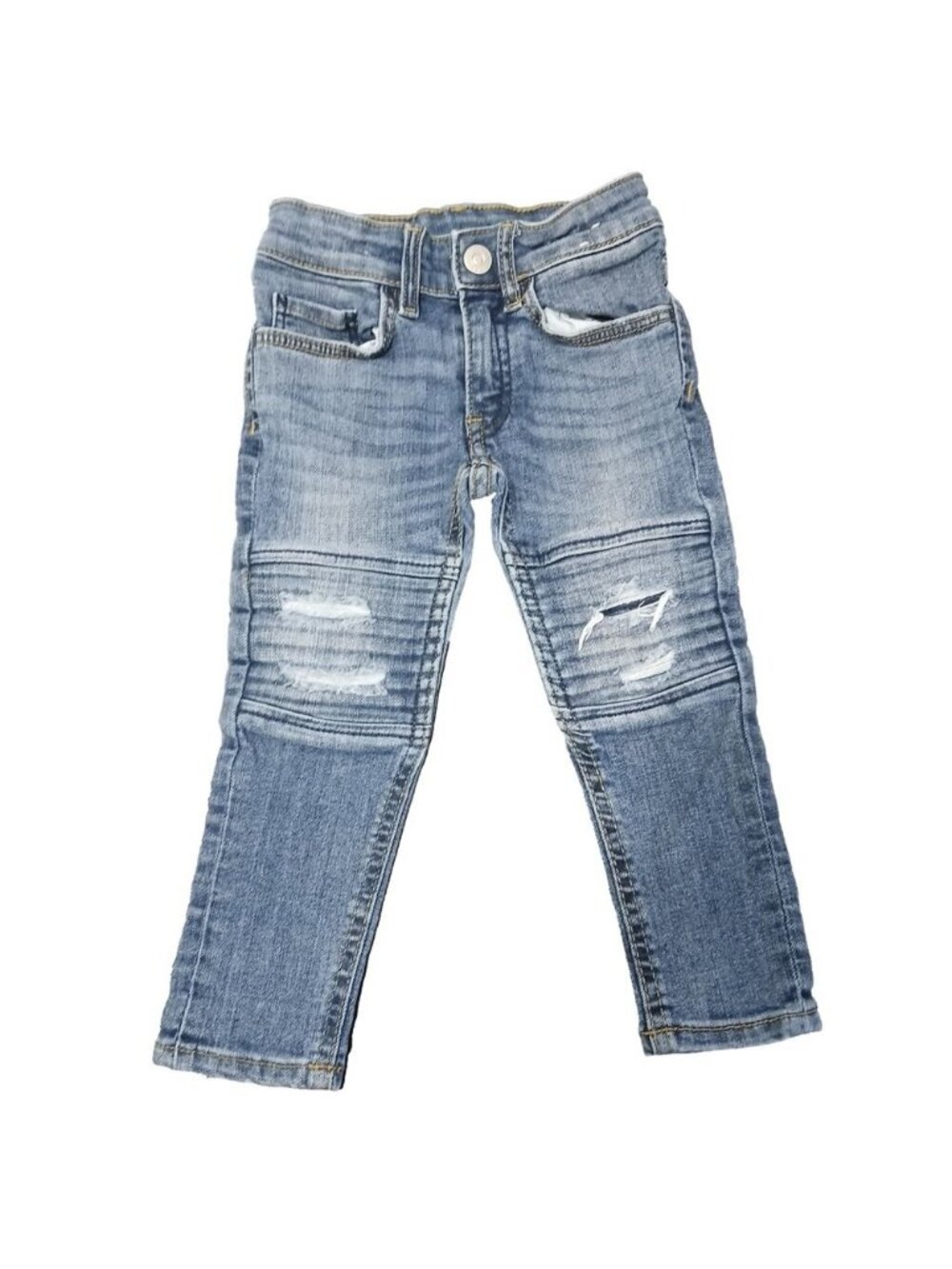 Boy &DENIM Jeans, 24 Months, Blue Ripped Design Distressed